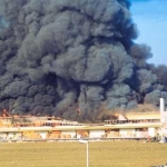 Historie 22 - Großbrand der Lagerhalle der Fa. Bucher